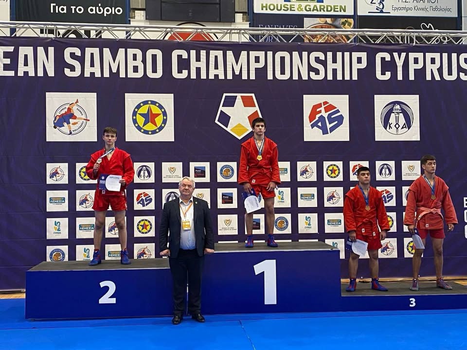 7 квітня у місті Лімассол (Кіпр) відбувся чемпіонат Європи з боротьби самбо серед кадетів