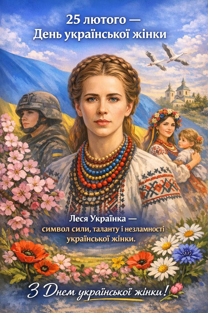 💙💛 25 лютого — День української жінки